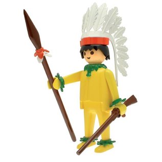 Plastoy Playmobil Indianer Häuptling