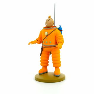 moulinsart Tintin on the moon statue - Tintin Cosmonaut