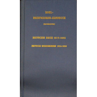Neues Handbuch Kohl-Briefmarken-Handbuch Deutsches Reich 1872-1925