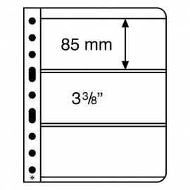 Leuchtturm Kunststoffhüllen Vario 3 C - 5 Stück