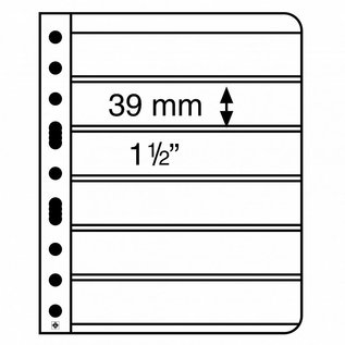 Leuchtturm Kunststoffhüllen Vario 6 S - 5 Stück