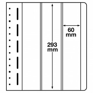 Leuchtturm Folienblätter LB 3 senkrecht - 10 Stück