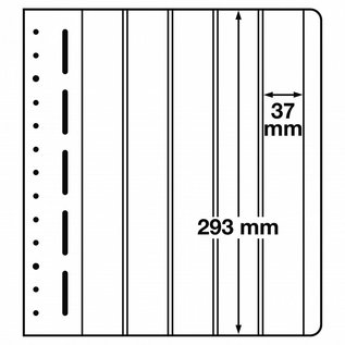 Leuchtturm Folienblätter LB 5 senkrecht - 10 Stück