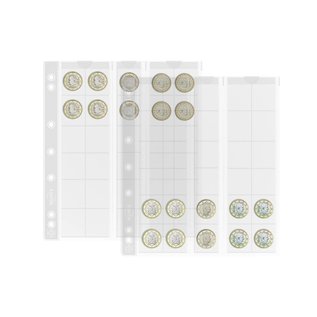 Leuchtturm coin leaves Numis 25 - set of 5