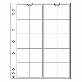 Leuchtturm Numis coin sheets 34 - 5 pieces
