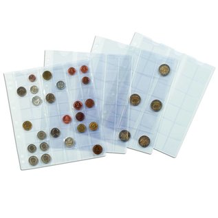 Leuchtturm Numis coin sheets 34 - 5 pieces