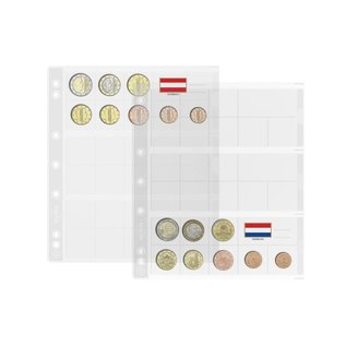 Leuchtturm coin leaves Numis EURO- set of 5