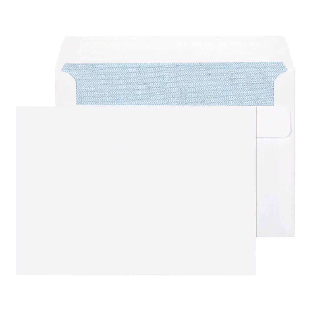 Twee graden koffer Benadrukken witte envelop C6 - collectura
