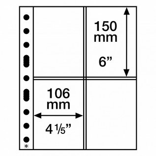 Leuchtturm Grande Easy clear view pages 2CT - set of 50