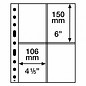 Leuchtturm Glasheldere bladen Grande Easy voor ansichtkaarten - 50 stuks