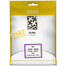 Davo stamp mounts Alba 4 x set of 50 Dutch sizes