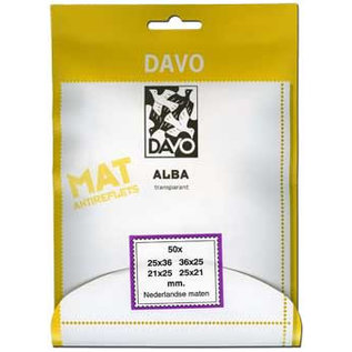 Davo stamp mounts Alba 4 x set of 50 Dutch sizes