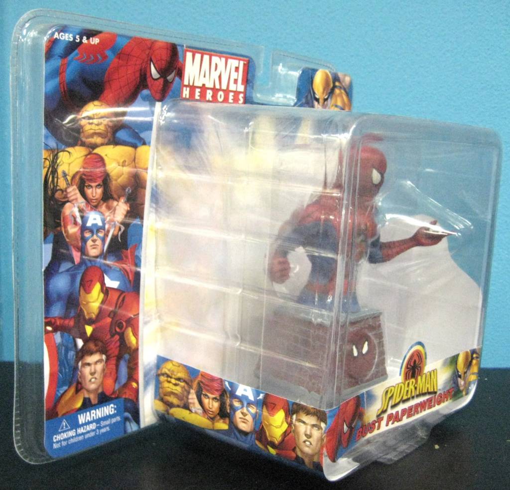 Spiderman Bust Paperweight Marvel Heroes Spider-man UK Seller 