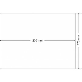 Lindner Pergamijnzakjes 170 x 230 mm 500 stuks