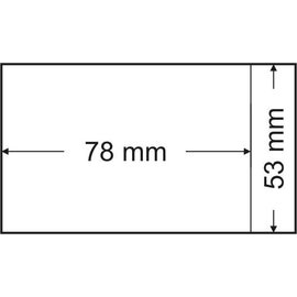 Lindner Pergamijnzakjes 53 x 78 mm - 500 stuks