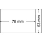 Lindner Pergamijnzakjes 53 x 78 mm - 500 stuks