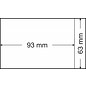 Lindner Pergamijnzakjes 63 x 93 mm - 500 stuks