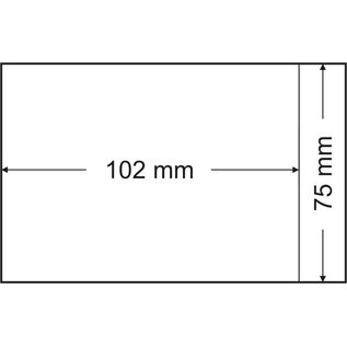 Lindner Pergamijnzakjes 75 x 102 mm - 500 stuks