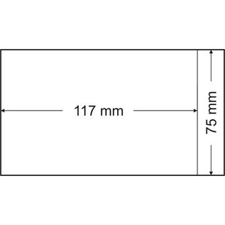 Lindner Pergamijnzakjes 75 x 117 mm - 500 stuks