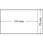 Lindner Pergamijnzakjes 75 x 117 mm 500 stuks