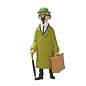 moulinsart Tintin figure Professor Sunflower with suitcase