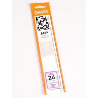 Davo klemstroken Easy transparant T26 215 x 30 mm - 25 stuks