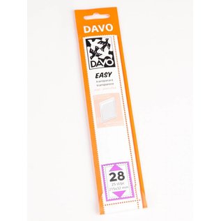 Davo Klemmstreifen Easy transparant T28 215 x 32 mm - 25 Stück