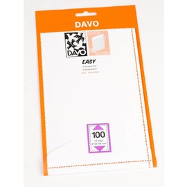 Davo stamp mounts Easy transparant T100 215 x 104 mm - set of 10