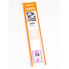 Davo Klemmstreifen Easy transparant T30 215 x 34 mm - 25 Stück