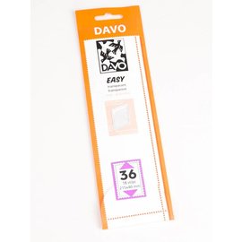 Davo stamp mounts Easy transparant T36 215 x 40 mm - set of 25