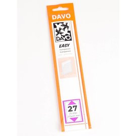 Davo Klemmstreifen Easy transparant T27 215 x 31 mm - 25 Stück