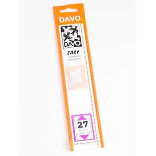 Davo Klemmstreifen Easy transparant T27 215 x 31 mm - 25 Stück