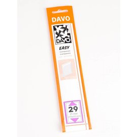 Davo stamp mounts Easy transparant T29 215 x 33 mm - set of 25