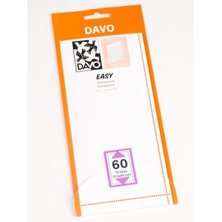 Davo stamp mounts Easy transparant T60 215 x 64 mm - set of 10