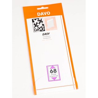 Davo stamp mounts Easy transparant T68 215 x 72 mm - set of 10