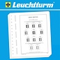 Leuchtturm album pages SF Great Britain Machin varieties 1993-2019