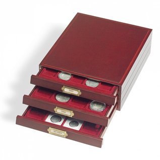 Leuchtturm Muntenbox Lignum 35 ronde vakken 2 euro