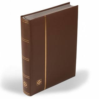 Leuchtturm stockbook LEDER brown