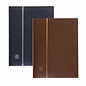 Leuchtturm stockbook LEDER brown