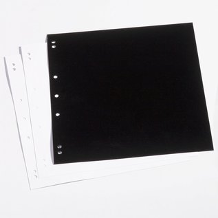 Leuchtturm schwarze Zwischenblätter für ENCAP Hüllen  - 5 Stück