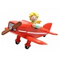 Plastoy De Kleine Prins figuur - De Kleine Prins in vliegtuig