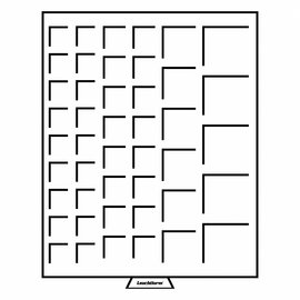 Leuchtturm muntenbox MB MIX 45 vakken