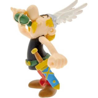 Plastoy Asterix figurine - Asterix drinks magic potion
