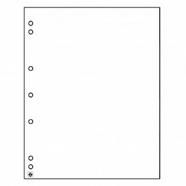 Leuchtturm schutbladen Numis wit - 10 stuks