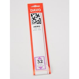 Davo stamp mounts Nero 215 x 36 mm - set of 25
