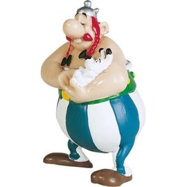 Plastoy Asterix Figur - Obelix mit Idefix