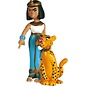 Plastoy Asterix figuur - Cleopatra met luipaard