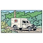 moulinsart Tintin car - The ambulance from The Cigars of the Pharaoh