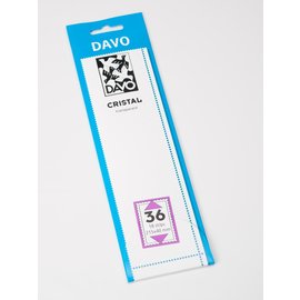 Davo stamp mounts Cristal 215 x 40 mm - set of 8