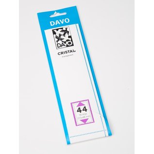 Davo stamp mounts Cristal 215 x 48 mm - set of 8